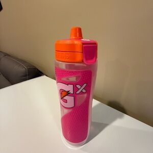 Gatorade Pink and Orange Water Bottle